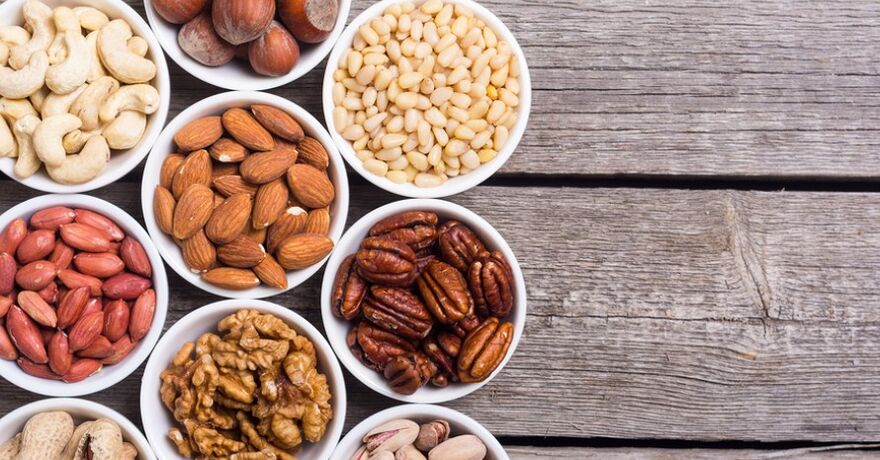 Орехи – полезный компонент рациона для здоровья мужчины